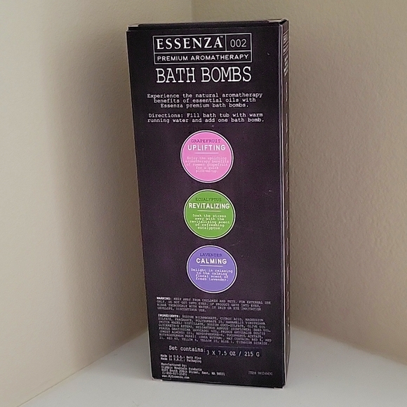 ESSENZA🛁💣BATH BOMBS PREMIUM AROMATHERAPY BATH BOMBS (Set# 002) - Picture 3 of 5